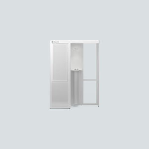 cabina para fumadores con filtro HEPA 1