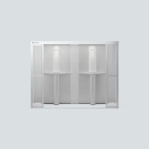cabina para fumadores con filtro HEPA 1