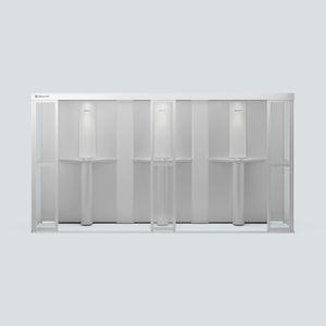 cabina para fumadores con filtro HEPA 1