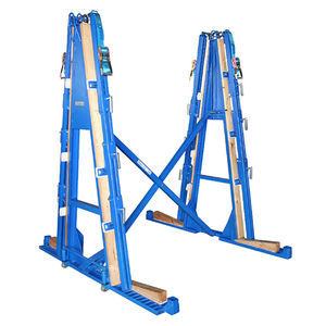 rack con estructura en A para carpintería de obra 1