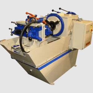 máquina de roscar tubos semiautomática