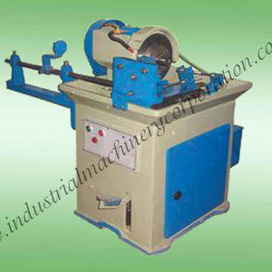 máquina tronzadora y chaflanadora