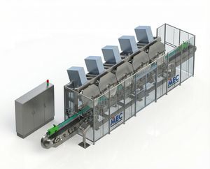 máquina de aserrar de cinta