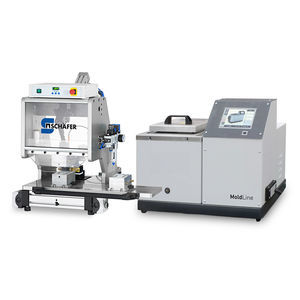 moldeadora aplicación de cola termofusible