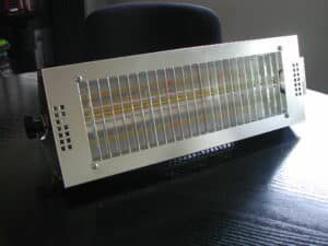 calefactor radiante eléctrico