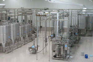 pasteurizador-enfriador para productos lácteos