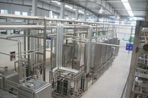 línea de producción de yogur batido