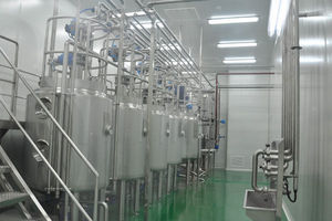 línea de producción de zumo de frutas pasteurización