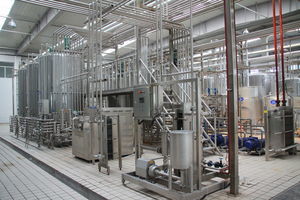 línea de producción de azúcar