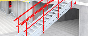 escalera fija recta