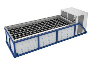 máquina de producción de hielo en bloques