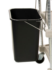 cubo de basura de acero