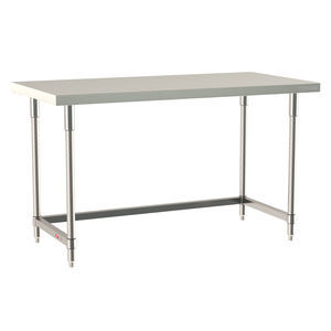 mesa de trabajo de acero inoxidable