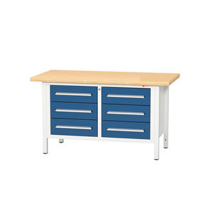 mesa de trabajo con cajones