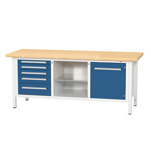 mesa de trabajo con cajones