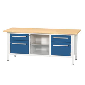 mesa de trabajo con cajones