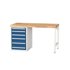 mesa de trabajo con cajones