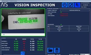 sistema de visión de inspección