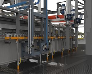 máquina de coloración de alta precisión