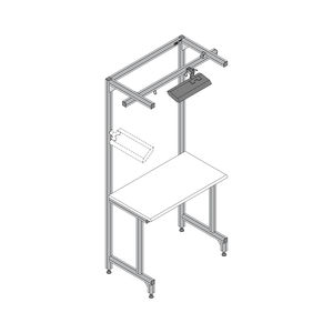 banco de trabajo de aluminio