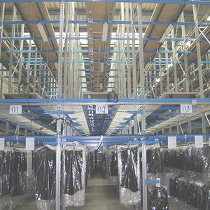 sistema de estanterías para depósito de almacenamiento