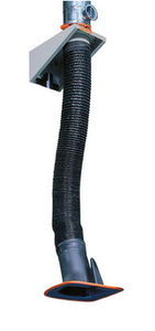 brazo de extracción fijo / telescópico / para humo de soldadura / con campana