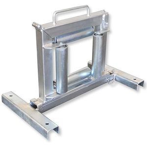 bobina para tendido de cables con rodillo de acero 1