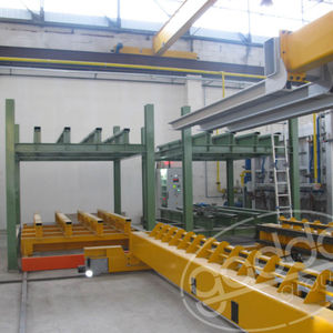 horno tratamiento térmico / de cinta transportadora / eléctrico / de gas