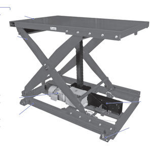 plataforma elevadora de tijera fija