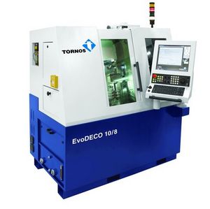 torno tipo suizo CNC / 10 ejes / universal / con husillos