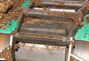 cadena para transporte de metal