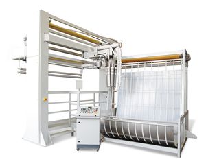 máquina de hender para tejidos tubulares