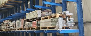 sistema de estanterías para depósito de almacenamiento