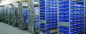 sistema de estanterías para depósito de almacenamiento