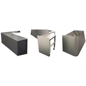 mesa de trabajo de acero inoxidable