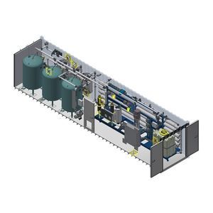 sistema para tratamiento de aguas residuales en contenedor