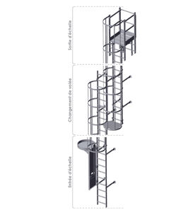 escalera de aluminio