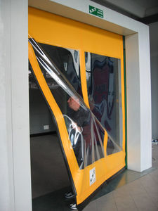 puertas autorreparables / enrollables / de PVC / industriales