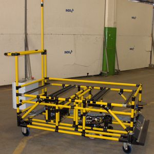 vehículo de guiado automático para almacén