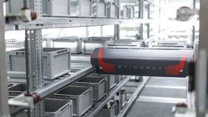 sistema de almacenamiento de lanzadera compacto