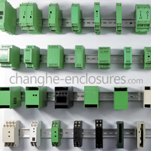 caja en riel DIN / modular / de ABS / PLC