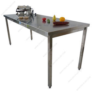 mesa de trabajo de acero inoxidable