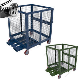 plataforma con rejillas para carretilla elevadora