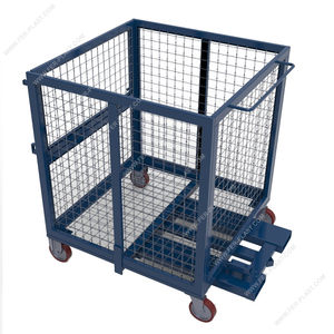 caja-palé enrejada