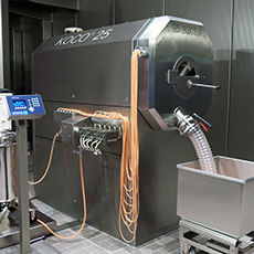 máquina para estucado semicontinua