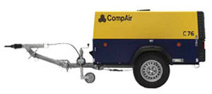 compresor de aire / móvil / con motor diésel / de tornillo