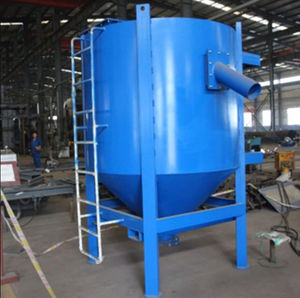 sistema de recuperación para materiales abrasivos