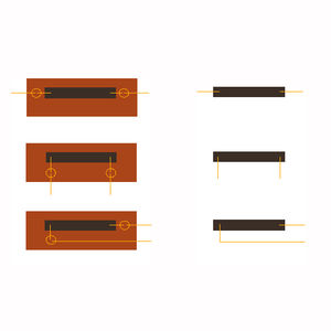 galga extensiométrica con semiconductor
