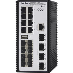 conmutador Ethernet administrable / 16 puertos / en riel DIN / SFP