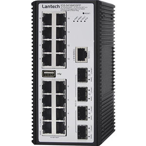 conmutador Ethernet administrable / 16 puertos / en riel DIN / SFP